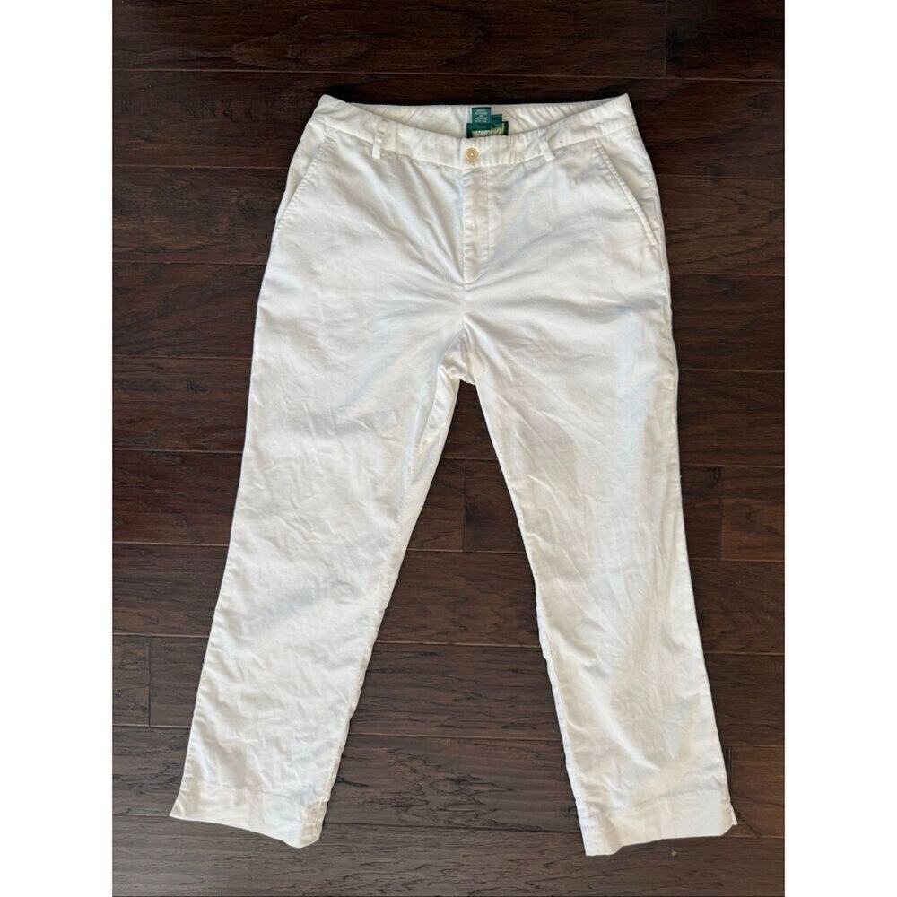 Ralph Lauren White Soft Corduroy Trousers size 12